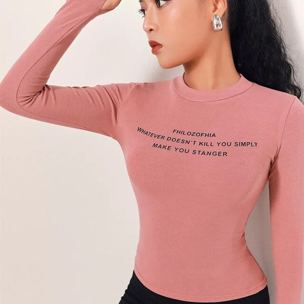 New Fitness Clothes Women Sports Shirt