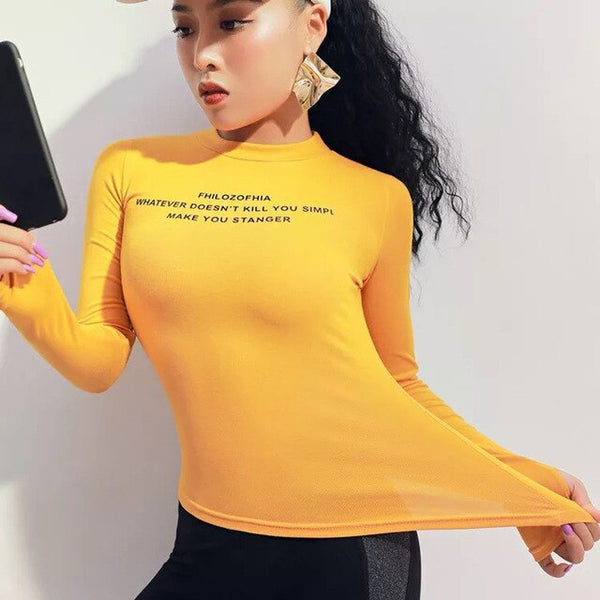 New Fitness Clothes Women Sports Shirt
